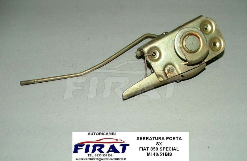 SERRATURA PORTA FIAT 850 SPECIAL SX 40/51BIS